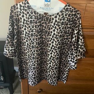 Leopard Print Blouse